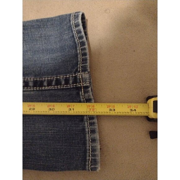 Women's Rock Revival Evelyn Boot Denim Jeans Blue 26x32 - Picture 4 of 13